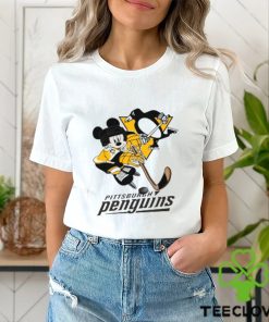 NHL Pittsburgh Penguins Mickey Mouse Disney Hockey T Shirt