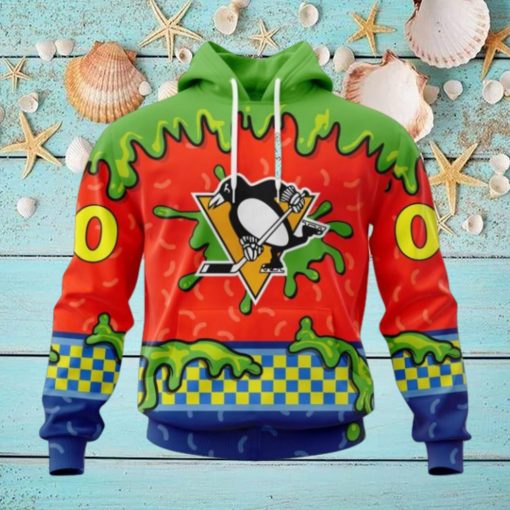 NHL Pittsburgh Penguins Special Nickelodeon Design Hoodie