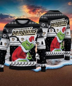 NHL Pittsburgh Penguins Ugly Sweater Grinch Christmas Sweater