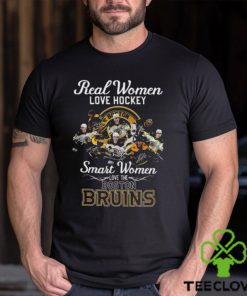NHL Real Women Love Hockey Smart Women Love The Boston Bruins Gift For Fan Unisex T Shirt 2 NHL Real Women Love Hockey Smart Women Love The Boston Bruins Gift For Fan Unisex T Shirt