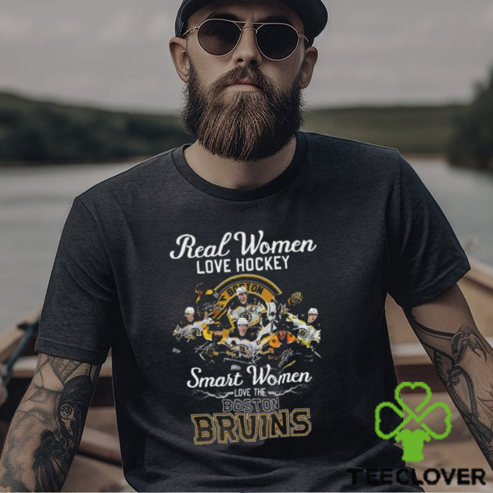 NHL Real Women Love Hockey Smart Women Love The Boston Bruins Gift For Fan Unisex T Shirt NHL Real Women Love Hockey Smart Women Love The Boston Bruins Gift For Fan Unisex T Shirt