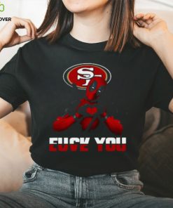 NHL San Francisco 49ers Deadpool Love You Fuck You Football Sports T Shirt