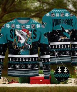 NHL San Jose Sharks Mascot Ugly Sweater For Christmas
