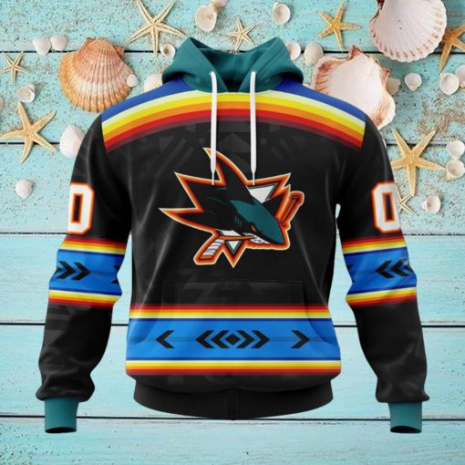 NHL San Jose Sharks Special Native Heritage Design Hoodie