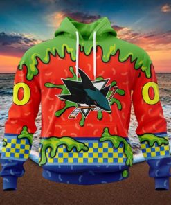 NHL San Jose Sharks Special Nickelodeon Design Hoodie