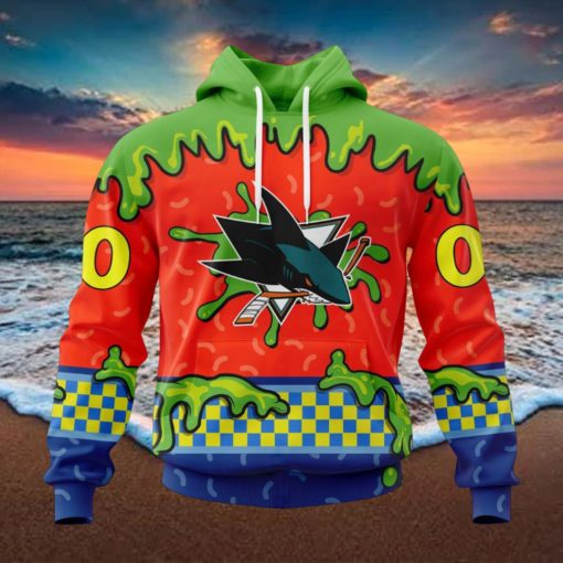 NHL San Jose Sharks Special Nickelodeon Design Hoodie
