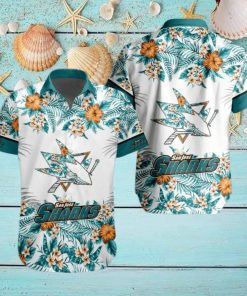 NHL San Jose Sharks Special Tropical Flower Hawaiian Shirt For Fans