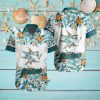 Beige Mickey & Mimi Hawaiian Shirt