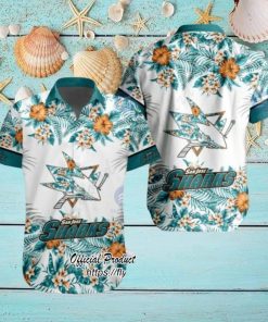 NHL San Jose Sharks Special Tropical Flower Hawaiian Shirt