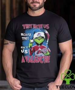 NHL Santa Grinch They Hate Us Because They Ain’t Us Colorado Avalanche T Shirt