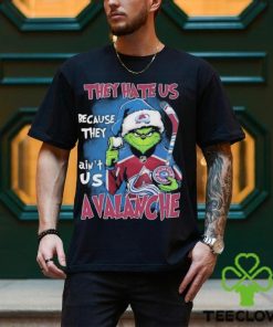 NHL Santa Grinch They Hate Us Because They Ain’t Us Colorado Avalanche T Shirt