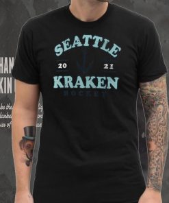 NHL Seattle Kraken 2 Hit Tri Blend T Shirt