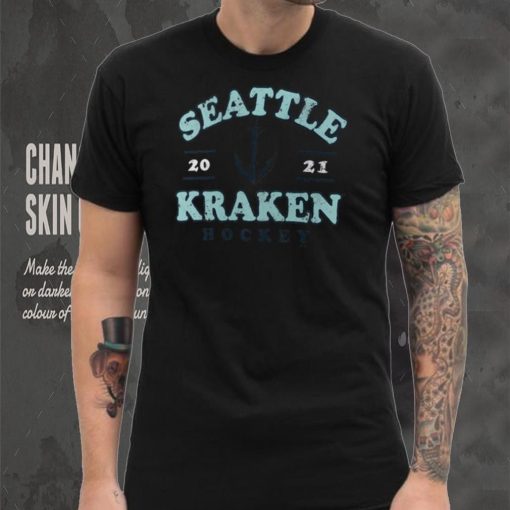 NHL Seattle Kraken 2 Hit Tri Blend T Shirt