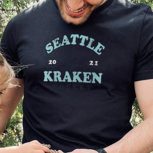 NHL Seattle Kraken 2 Hit Tri Blend T Shirt