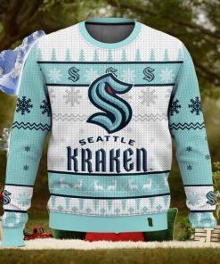 NHL Seattle Kraken 3D Christmas Sweater Ugly Christmas Sweater Christmas Gift Ideas