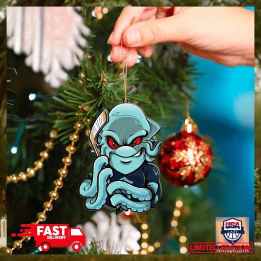 NHL Seattle Kraken Mascot Christmas 2023 Holiday Tree Decorations Ornament