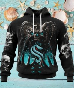 NHL Seattle Kraken Special Skull Art Design Hoodie