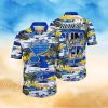 NHL St. Louis Blues Hawaiian Shirt Tropical Desert Island Motif Summer Hawaiian Shirt