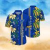 NHL St. Louis Blues Hawaiian Shirt Tropical Tropical Forest Floral Pattern Summer Hawaiian Shirt