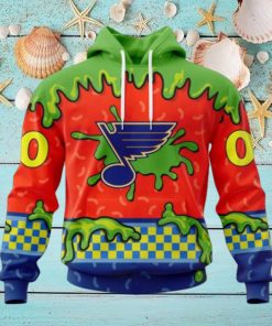 NHL St. Louis Blues Special Nickelodeon Design Hoodie