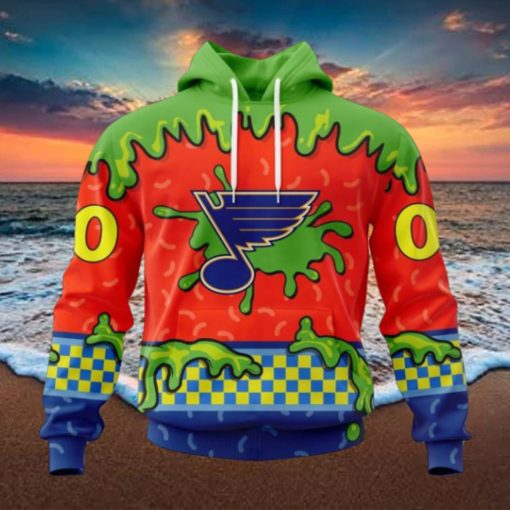 NHL St. Louis Blues Special Nickelodeon Design Hoodie