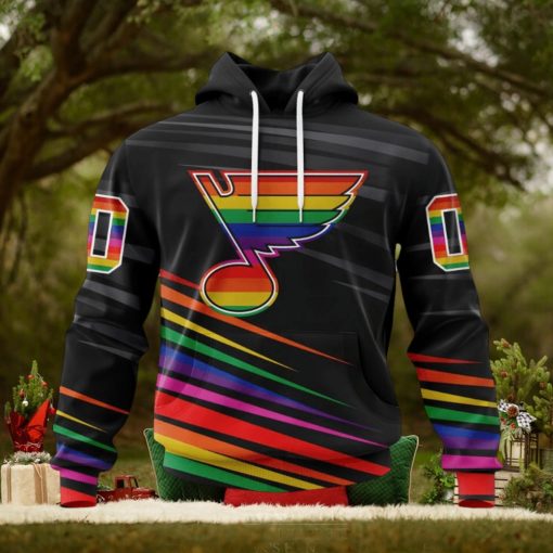 NHL St. Louis Blues Special Pride Design Hockey Is For Everyone Hoodie