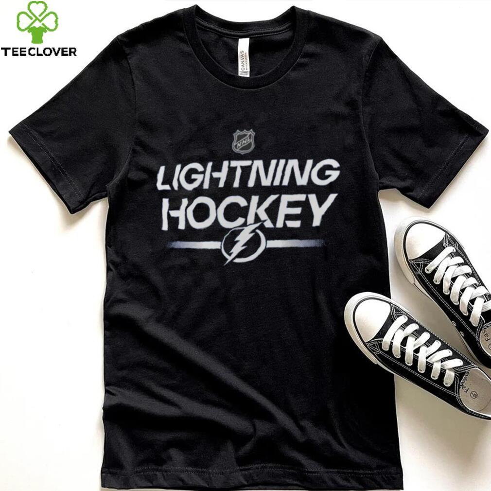 NHL Tampa Bay Lightning 2023 Authentic Pro Prime Blue T Shirt NHL Tampa Bay Lightning 2023 Authentic Pro Prime Blue T Shirt