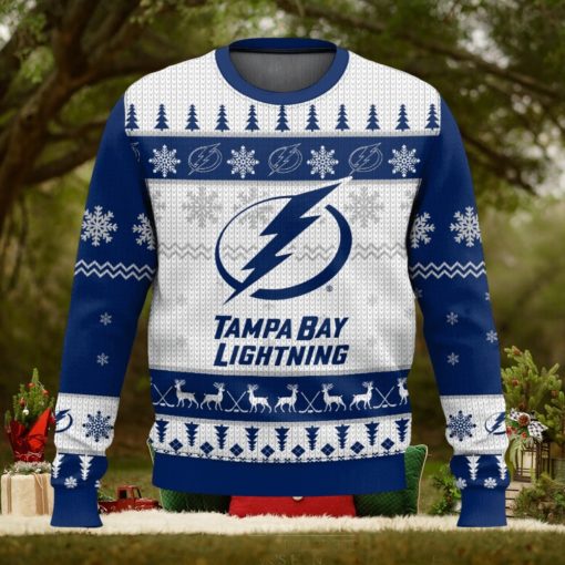 NHL Tampa Bay Lightning 3D Ugly Christmas Sweater Men And Women Christmas Gift