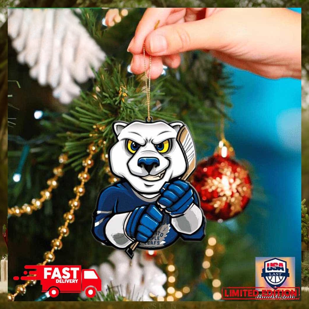 NHL Toronto Maple Leafs Mascot Christmas Tree Decorations 2023 Holiday Ornament NHL Toronto Maple Leafs Mascot Christmas Tree Decorations 2023 Holiday Ornament