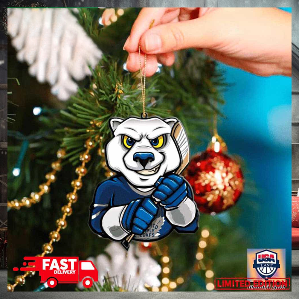 NHL Toronto Maple Leafs Mascot Christmas Tree Decorations 2023 Holiday Ornament NHL Toronto Maple Leafs Mascot Christmas Tree Decorations 2023 Holiday Ornament