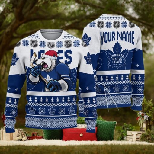 NHL Toronto Maple Leafs Mascot Ugly Sweater For Christmas