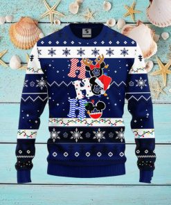 NHL Toronto Maple Leafs Ugly Sweater Hohoho Mickey Ugly Christmas Sweater
