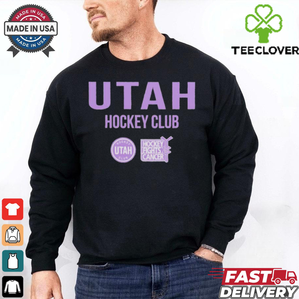 NHL Utah Hockey Fights Cancer 2024 Shirt NHL Utah Hockey Fights Cancer 2024 Shirt