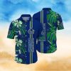 NHL Vancouver Canucks Hawaiian Shirt Tropical Tropical Forest Floral Pattern Summer Hawaiian Shirt