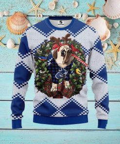 NHL Vancouver Canucks Ugly Sweater Pub Dog Ugly Christmas Sweater