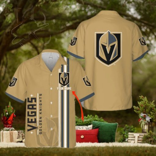 NHL Vegas Golden Knights Custom Name 3D Hawaiian Shirt