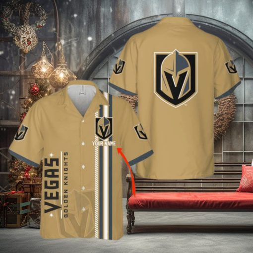 NHL Vegas Golden Knights Custom Name 3D Hawaiian Shirt