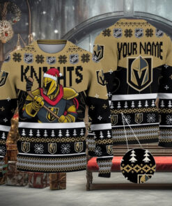 NHL Vegas Golden Knights Mascot Ugly Sweater For Christmas