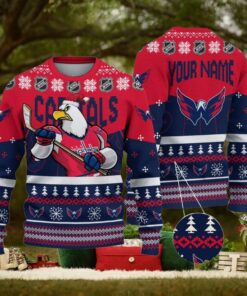 NHL Washington Capitals Mascot Ugly Sweater For Christmas
