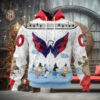 NHL Winnipeg Jets Special Peanuts Ice Skating Design Hoodie