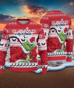 NHL Washington Capitals Ugly Sweater Grinch Christmas Sweater