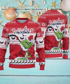 NHL Washington Capitals Ugly Sweater Grinch Christmas Sweater