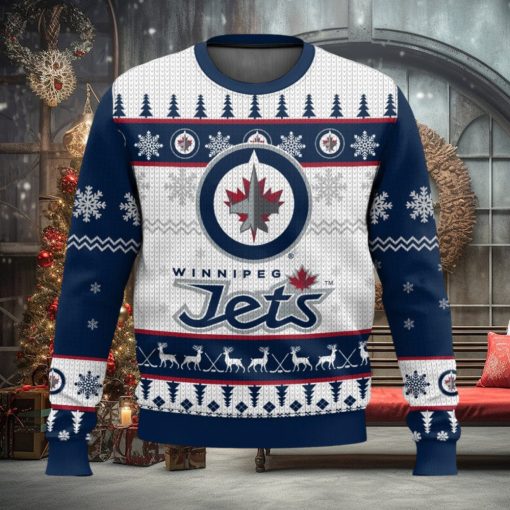 NHL Winnipeg Jets 3D Ugly Christmas Sweater Men And Women Christmas Gift