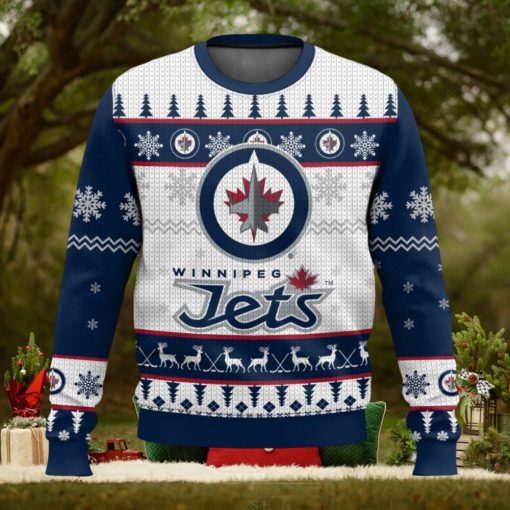 NHL Winnipeg Jets 3D Ugly Christmas Sweater Men And Women Christmas Gift