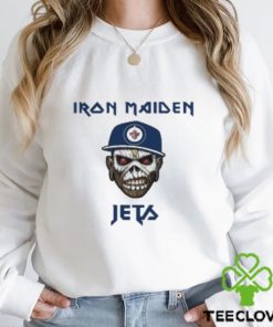 NHL Winnipeg Jets Iron Maiden Rock Band T Shirt