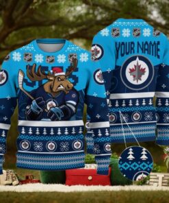 NHL Winnipeg Jets Mascot Ugly Sweater For Christmas