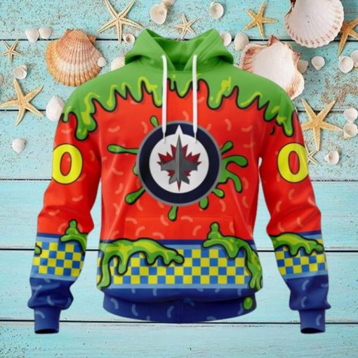 NHL Winnipeg Jets Special Nickelodeon Design Hoodie