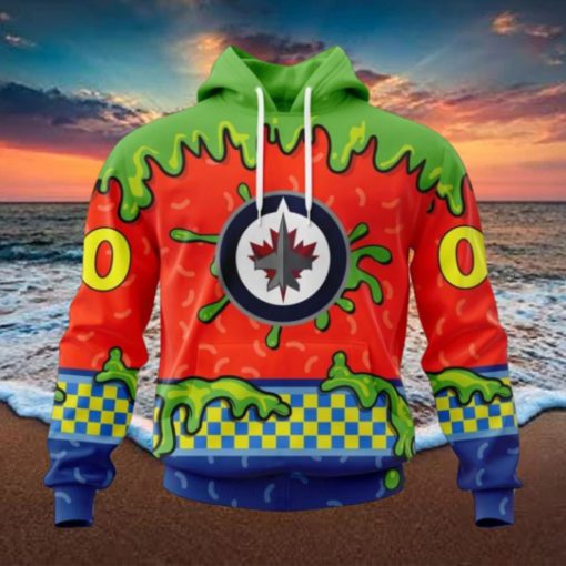 NHL Winnipeg Jets Special Nickelodeon Design Hoodie