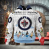 NHL Washington Capitals Special Peanuts Ice Skating Design Hoodie