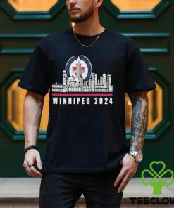 NHL Winnipeg Jets T Shirt, Winnipeg 2024 Skyline Shirt